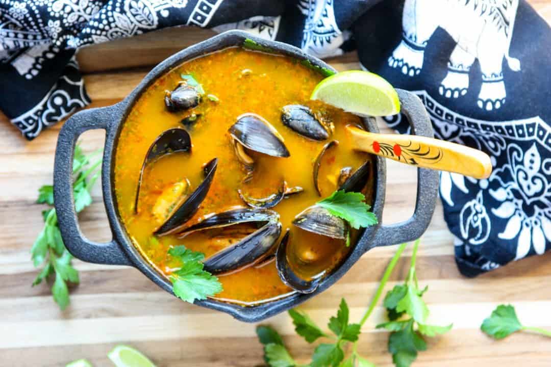 Mussels Thai Style