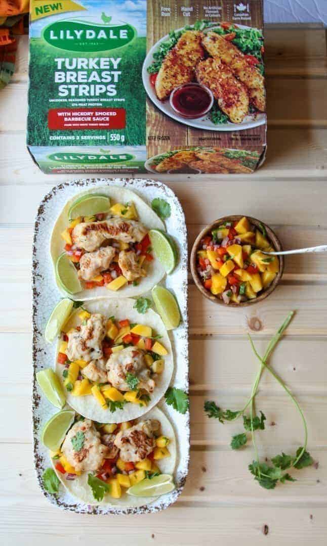 Tacos on a platter