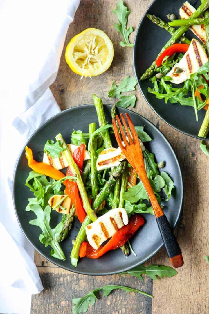 A plate of salad