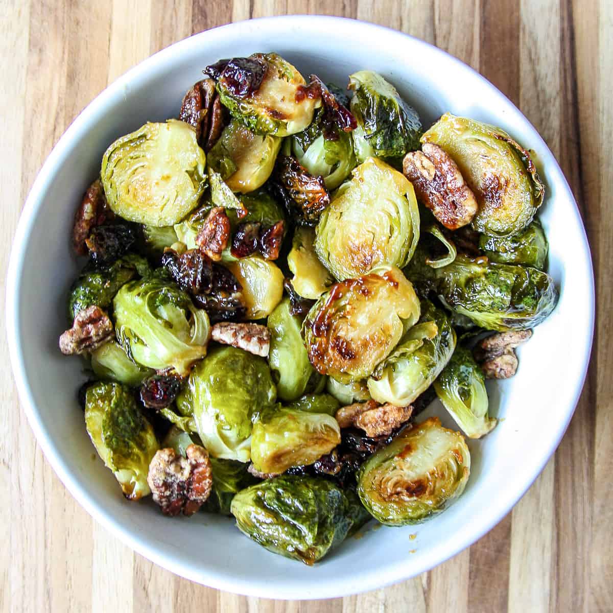 The completed recipe in a serving bowl.